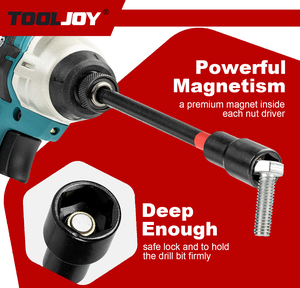 Dado magnetico <span class=keywords><strong>Driver</strong></span> Set di dado lungo <span class=keywords><strong>Driver</strong></span> 6 pollici dado metrico <span class=keywords><strong>Driver</strong></span> per trapano a impatto lungo gambo 1/4 "gambo esagonale lungo - Product Image 3