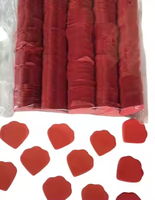 Konfeti Kertas Bentuk Kelopak Bunga Hati Bintang Persegi Panjang Tahan Api Tahan Warna JINXIN, Bahan Tisu, Tidak Beracun, untuk Pesta Pernikahan