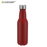 Botol Termos Vakum Stainless Steel 304 Dinding Ganda 500ml dengan Pola Kustom, Tahan Lama, Terisolasi, 12-24 Jam, Hadiah Bisnis