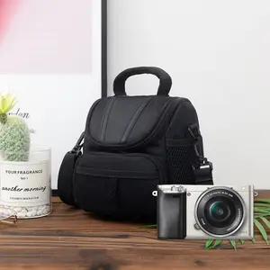 Оптовые продажи камера рюкзак одного плеча-Сумка для фотоаппарата Nikon D40 SLR, портативная легкая Диагональная Сумка на одно плечо для цифровой фотокамеры, рюкзак