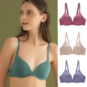 Z158 Hot Sell Frauen Sexy Dessous, Reife Push Up BH Glattes Modell Drahtloser BH Für Mädchen Atmungsaktive Damen BH Sexy Unterwäsche