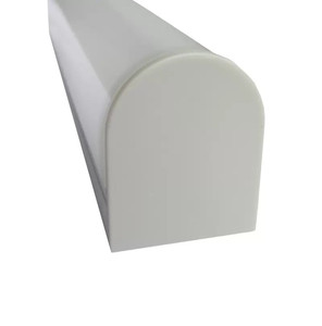 Profilo in alluminio illuminato a led a luce flessibile semicircolare di alta qualità per illuminazione a strisce - Product Image 3