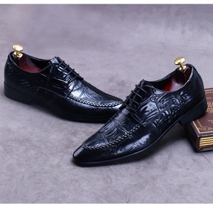 รองเท้าหนังทำงานสำหรับผู้ชาย, รองเท้าหนังแบบทางการหัวแหลมหัวแหลมรองเท้าหนังวัว - Product Image 6