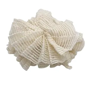 Natural Plant Fiber Soft Mesh Bath Shower Loofah Sponge Ramie Bath Ball Washing Body Pouf