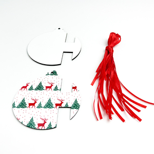Black <span class=keywords><strong>friday</strong></span> Hot-vente Pendentifs École Sublimation Ornement de Noël en Mdf vierge Mon premier - Product Image 2