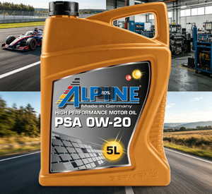 Huile moteur Alpine PSA 0W-20 5L, huile moteur fabriquée en Allemagne, huile moteur entièrement synthétique, lubrifiants automobiles, huile de base - Product Image 5