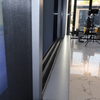 Ventanas Corredizas Horizontales Antirrobo de Aleación de Aluminio con Barras de Seguridad, Diseño Contemporáneo para Hoteles, Cocinas y Salas de Estar