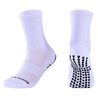 Chaussettes de football personnalisées antidérapantes avec logo personnalisé, chaussettes de sport en tricot