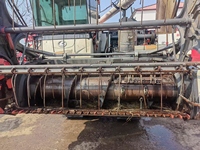 Moissonneuse-batteuse d'occasion pour maïs, blé et riz, machine agricole motorisée avec boîte de vitesses, modèle 2023, pour usage agricole, rapport fourni