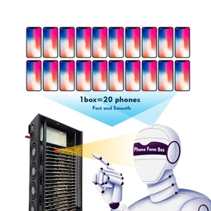 Sistema de Automatización Móvil para Granjas de Teléfonos: Caja para Granja de Teléfonos Android S9 (40 Unidades) y Granja de Teléfonos <span class=keywords><strong>S8</strong></span> (20 Dispositivos) - Product Image 2