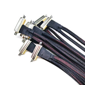 定制线束 D-Sub 20 针公头电缆线束 电缆 Db 20 针 D-Sub 串行端口母头电缆组件 - Product Image 2