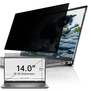 14 inç dizüstü bilgisayar ekran koruyucu için 16:10 bilgisayar monitörü çıkarılabilir güvenlik kalkanı ile uyumlu Lenovo Hp Dell Thinkpad
