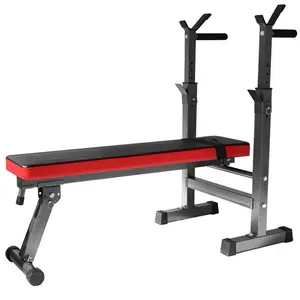 Nieuwe Multifunctionele Halterbank Gymtraining Verstelbare Barbell Bed Squat Rack Hoge Trekgewicht Bed Bankdrukken