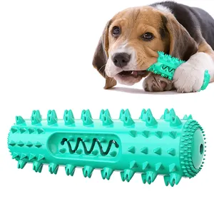 थोक टिकाऊ TPR दांत सफाई कुत्ते के खिलौने ध्वनि के साथ इंटरैक्टिव कुत्ते खिलौना चबाना