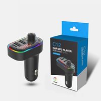 Xlintek C12 Car BT5.0 lecteur mp3 multifonction carte mains libres double USB charge rapide 3.1A lecture TF enfichable USB pour voiture