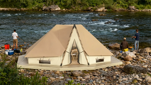 <span class=keywords><strong>Tente</strong></span> <span class=keywords><strong>de</strong></span> <span class=keywords><strong>camping</strong></span> <span class=keywords><strong>de</strong></span> luxe en <span class=keywords><strong>toile</strong></span> avec cadre en acier/contreplaqué, double chambre, deux salles <span class=keywords><strong>de</strong></span> bain, quatre saisons, imperméable, style safari, 28m - Product Image 4