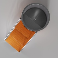 Baignoire à immersion froide ICEGALAX en bois de cèdre rouge avec revêtement en acier 304 pour la récupération après l'effort, compatible avec un refroidisseur d'eau de 1 CV