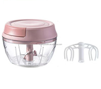 Hachoir Manuel Portable de Qualité Supérieure pour Légumes, Ail et Gingembre – Mini Hachoir Alimentaire Domestique