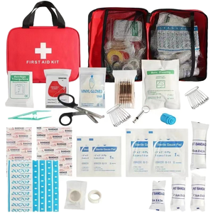 Trousse de premiers soins étanche Portable blessures essentielles équipement d'urgence médicale Kits de survie pour voiture cuisine <span class=keywords><strong>Camping</strong></span> - Product Image 1