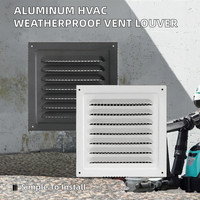 Grille de ventilation murale moderne à persiennes inclinées à 45 degrés pour systèmes CVC résidentiels et commerciaux