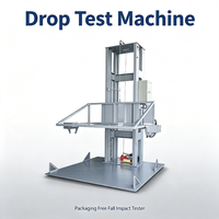 Machine d'essai d'impact par chute libre réglable 300-1500 mm pour boîtes d'emballage, téléphones portables et électronique