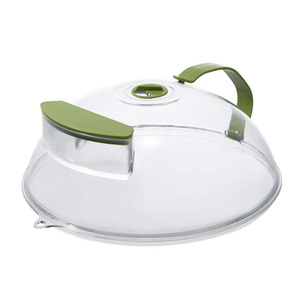 Ustensiles de cuisine ustensiles de cuisson couvercles cuisine salle à manger couvercle anti-éclaboussures transparent Tapa Para Dentro micro-ondes couvercle alimentaire avec vapeur d'eau et poignée - Product Image 3