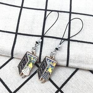 Nuit étoilée et cri Art peinture à l'huile porte-clés mondialement célèbre Gogh et <span class=keywords><strong>Munch</strong></span> alliage sac breloque Badge - Product Image 2