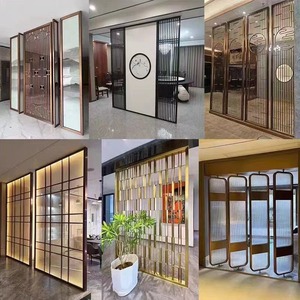 Cloison intérieure en PVC de haute qualité pour restaurant et salon, design Art Déco élégant, écran intérieur imperméable - Product Image 6