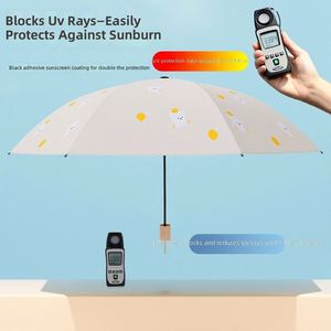Paraguas Manual, Reforzado, Resistente al Viento, Protección UV, Tamaño Grande para Uso Escolar, Doble Uso para Lluvia y Sol - Product Image 3