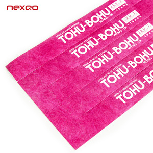 방수 일회용 듀퐁 RFID 축제 이벤트 팔찌 열전사 인쇄 합성 종이 <span class=keywords><strong>NFC</strong></span> 팔찌 - Product Image 4