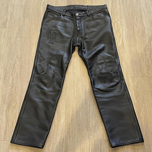 <span class=keywords><strong>Pantaloni</strong></span> in <span class=keywords><strong>pelle</strong></span> da <span class=keywords><strong>uomo</strong></span> con toppa ricamata <span class=keywords><strong>pantaloni</strong></span> Hip Hop Punk Streetwear personalizzati - Product Image 1