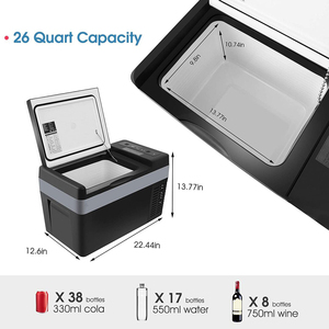 Factory Sale Portable <strong>Mini</strong> <strong>Freezer</strong> 25L Auto-refrigerator for Car - Product Image 2