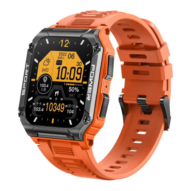 NX6 Latest Smart Watch 2023 1.95" Big Screen BT Calling Blood Oxygen Large Battery Men Sports Outdoor Compass Smart Watch