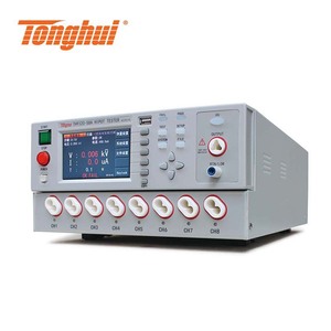 เครื่องทดสอบความทนทานแรงดันไฟฟ้า Tonghui TH9320S8 แบบ 8 ช่องสัญญาณ AC/DC ช่วง 0.05 ถึง 6.00 กิโลโวลต์ พร้อมหน้าจอแสดงผลดิจิตอล - Product Image 5