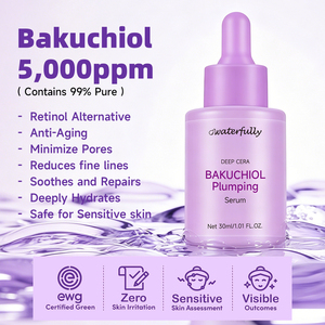 Suero Facial Antienvejecimiento con Bakuchiol Orgánico, Colágeno, <span class=keywords><strong>Retinol</strong></span> y Niacinamida de Marca Privada, Producto para el Cuidado de la Piel, Cosmética Coreana - Product Image 1