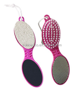 Ponceuse à pieds multifonctionnelle 4-en-1 : brosse exfoliante, lime à pieds et éliminateur de callosités - Product Image 1