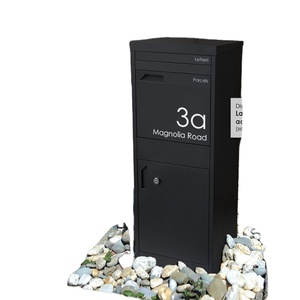 Outdoor Home Packages Smart Stainless Steel Metal Parcel Post Letter Mail Drop Delivery Box Letterbox Dropbox