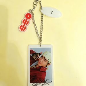 Portachiavi in acrilico KPOP V JUNGKOOK JIMIN RM Arirang World Tour, targhetta con nome alla moda JHOPE <span class=keywords><strong>JIN</strong></span> JIMIN, accessorio decorativo per borsa e chiavi - Product Image 2