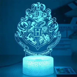 Đèn Ngủ Đèn Led Harry Potter 3d