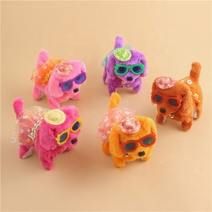 Giá Rẻ Giá Đi Bộ Và Sủa Cơ Khí Đồ Chơi Con Chó Sang Trọng Cho Trẻ Em Quà Tặng Điện Tử Đồ Chơi Động Vật Mềm - Product Image 2