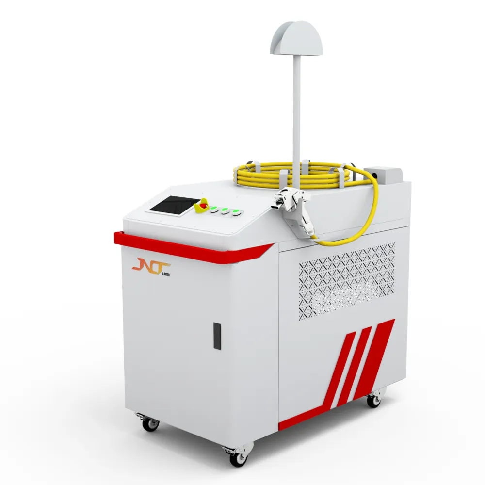 Máquina de limpieza láser JNCT, máquina de eliminación de óxido para limpieza de carreteras de ladrillo de piedra metálica