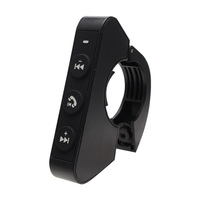 Altavoz Inalámbrico para Motocicleta con Control Remoto Inteligente DQX-Q15, Interruptor Inalámbrico para Manillar con Activación en 0.5s para Altavoz de Teléfono IOS/Android