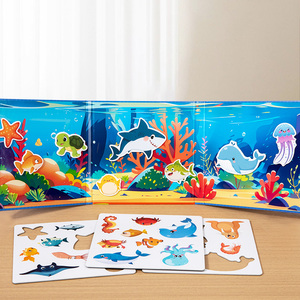 Libro de Rompecabezas Magnéticos Cognitivos 2026, Aprendizaje Práctico para Mejorar el Aprendizaje Artístico, Juguete Educativo Montessori para Niños - Product Image 4