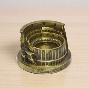 Cenicero de Metal de Bronce Personalizado con el Logotipo del Coliseo Romano, Recuerdo Duradero para Regalos Turísticos - Product Image 1