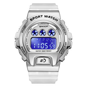 SANDA-<span class=keywords><strong>reloj</strong></span> deportivo <span class=keywords><strong>Digital</strong></span> para hombre, cronógrafo sencillo con alarma, resistente al agua, a la moda, hombre2127 - Product Image 5