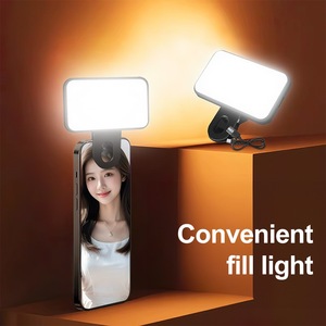 Luce portatile Mini LED Selfie 3 <span class=keywords><strong>colori</strong></span> riempiono illuminazione per videoconferenza illuminazione fotografica del telefono cellulare - Product Image 3