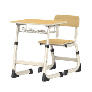 Ensembles scolaires en bois, pupitre et chaise pour élèves, mobilier de classe, tables et chaises d'étude individuelles - Product Image 4