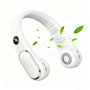 Ventilador Portátil Recargable USB de Cuello, 2400-4000 mAh, Nuevo Modelo 2026, Manos Libres, Estilo Deportivo para Exteriores, Enfriamiento Rápido, Venta al Por Mayor - Product Image 1