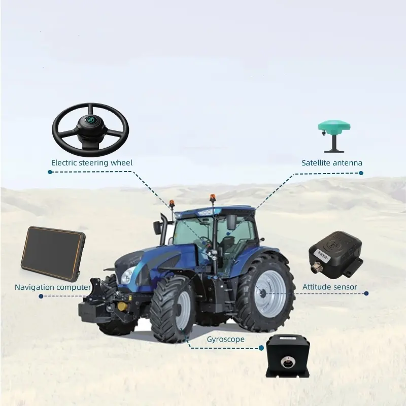 Nhà cung cấp tốt nhất chính xác nông nghiệp autosteering GPS hướng dẫn tự động chỉ đạo hệ thống cho nông nghiệp GPS Laser san lấp mặt bằng thiết bị