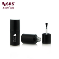 Flacon de vernis à ongles vide OEM, flacon de vernis à ongles en verre personnalisé, nouveau, luxueux, avec pinceau